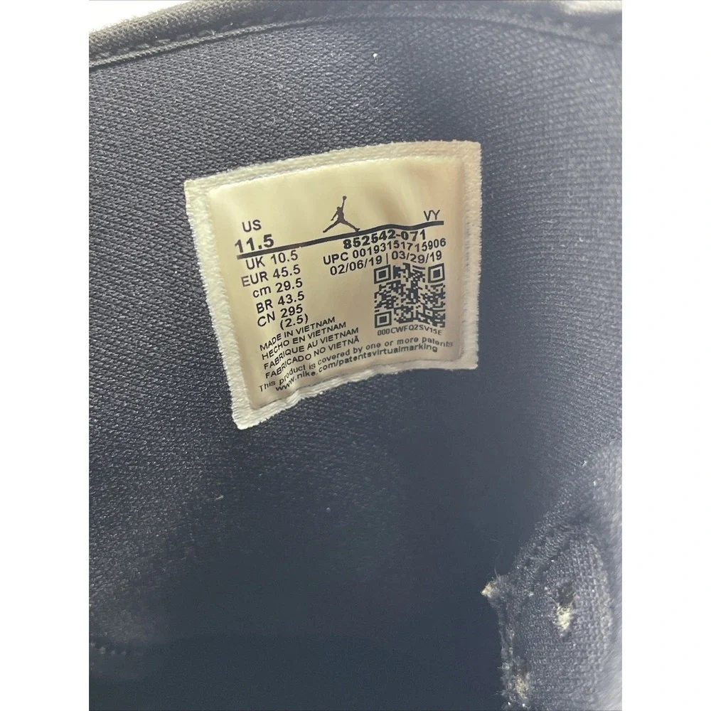 2019 Nike Air Jordan 1 Mid Yellow Toe 852542 071 Sneakers‎ Size 11.5